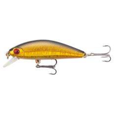 Minnow XY-347 Wobler til hav/flod 6,6 cm - Sinking - Sort/guld