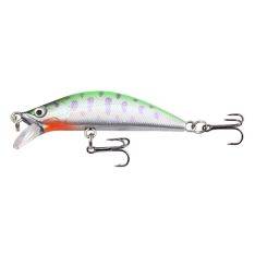Minnow XY617 - ABS Hard bait Wobler 7,1 cm - Sinking - Lilla/grøn