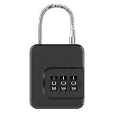 Hængelås med 3‑Cifret kombinationslås - Sort
