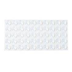 Selvklæbende gummidutter / Anslagsdæmpere ø13 x 5,5mm - Sæt med 50 stk.
