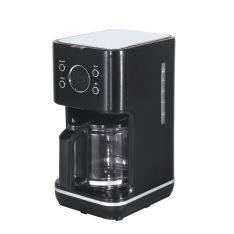 Swiss Haus - Kaffemaskine 1000W / 1.5L - Med aftagelig filter og LED display - Sort