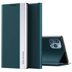 iPhone 14 Pro Max - Slim læder flip cover - Grøn
