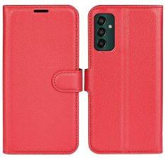 Samsung Galaxy M13 4G - Læder cover / pung - Rød