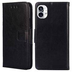 Nothing phone (1) 5G - Classic læder cover / pung - Sort
