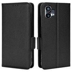 Nothing phone (1) 5G - Læder cover / pung - Sort