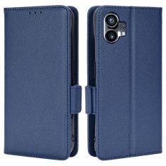 Nothing phone (1) 5G - Læder cover / pung - Mørkeblå