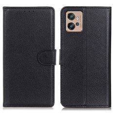 Motorola Moto G32 4G - Læder cover / pung - Sort