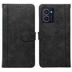 HMD Pulse / HMD Pulse Plus - Læder cover / pung - Sort