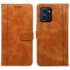 HMD Pulse / HMD Pulse Plus - Læder cover / pung - Gul