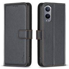OnePlus Nord CE4 Lite - BINFEN læder cover - Sort