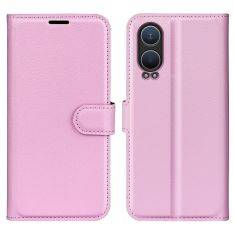 OnePlus Nord CE4 Lite - Læder cover / pung - Pink