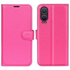 OnePlus Nord CE4 Lite - Læder cover / pung - Rosa