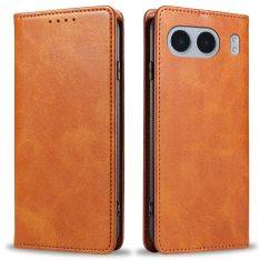 OnePlus Nord 4 - Flip læder cover - Khaki