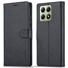Xiaomi 14T - LC.IMEEKE læder cover / pung - Sort