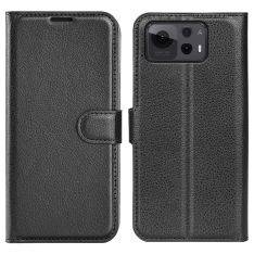 Asus Zenfone 12 Ultra - Læder cover / pung - Sort
