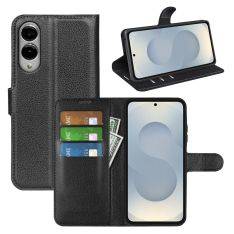 Samsung Galaxy S25 Edge - Læder cover / pung - Sort