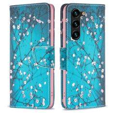 Samsung Galaxy S23 Plus - Læder cover / pung - Printet design - Træ