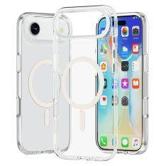 iPhone 17 Air - Slim shockproof gummi cover - Magsafe kompatibel - Transparent