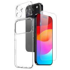 iPhone 17 Pro - NORTHJO gummi cover - Inkl beskyttelsesglas til skærm og kamera