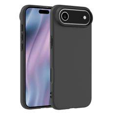 iPhone 17 Air - Fleksibelt gummi cover - Mat sort