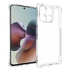 Motorola G56 5G - Shockproof gummi cover - Transparent