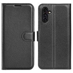 Samsung Galaxy A14 5G - Læder cover / pung - Sort