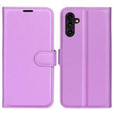 Samsung Galaxy A14 5G - Læder cover / pung - Lilla