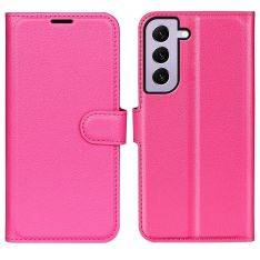 Samsung Galaxy S23 5G - Læder cover / pung - Rosa