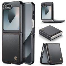 Samsung Galaxy Z Flip7 FE - CASEME RFID læder cover - Sort