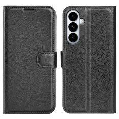 Samsung Galaxy S26 Plus - Læder cover / pung - Sort