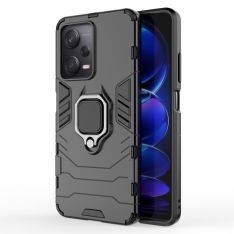 Xiaomi Redmi Note 12 Pro 5G - Shockproof Hybridcover med Kickstand - Sort