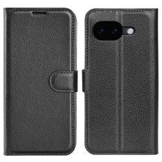 Google Pixel 10a - Amorus læder cover / pung med kortholdere - Sort