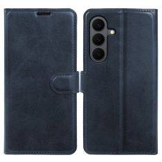 Samsung Galaxy S26 Plus - Vintage læder cover / pung - Blå