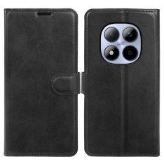 Xiaomi Redmi Note 15 Pro 5G - Vintage læder cover / pung - Sort
