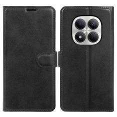 Xiaomi Redmi Note 15 5G / 15 4G - Vintage læder cover / pung - Sort