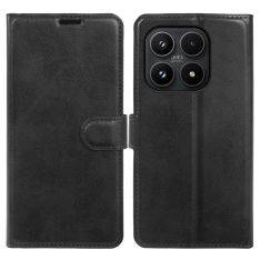 Xiaomi 17 - Vintage læder cover / pung - Sort