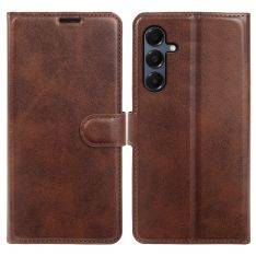 Samsung Galaxy A16 4G / A16 5G - Vintage læder cover / pung - Mørk brun