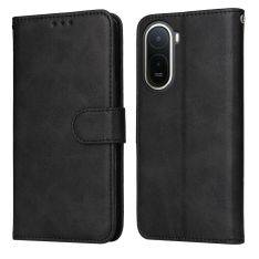 Xiaomi Redmi A7 Pro 4G - Læder cover / pung - inkl. Aftagelig rem - Sort