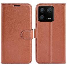 Xiaomi 13 Pro 5G - Læder cover / pung - Brun