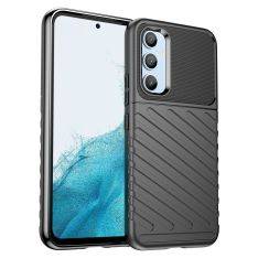 Samsung Galaxy A54 5G - Thunder Series gummi cover - Sort