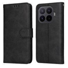Xiaomi 17T - Læder cover / pung - inkl. Aftagelig rem - Sort