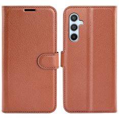 Samsung Galaxy A54 5G - Samsung Galaxy A54 5G - Læder cover / pung - Brun