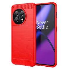 OnePlus 11 5G - MOFI Series 1 gummi cover - Rød