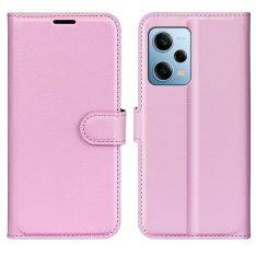 Xiaomi Redmi Note 12 Pro 5G - Læder cover / pung - Pink