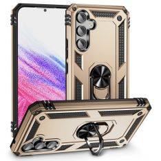 Samsung Galaxy A54 5G - Military Grade Hybrid cover m/ Kickstand - Guld