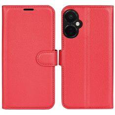 OnePlus Nord CE 3 Lite 5G / Nord N30 5G - Læder cover / pung - Rød