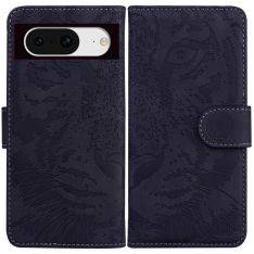 Google Pixel 8 - Læder cover - Printet design - Sort