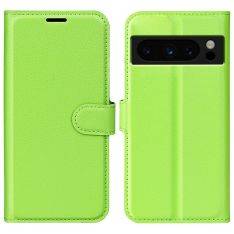 Google Pixel 8 Pro - Læder cover / pung - Grøn