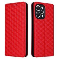 Xiaomi Redmi 12 4G / 12 5G - Slim flip cover - Printet design - Rød