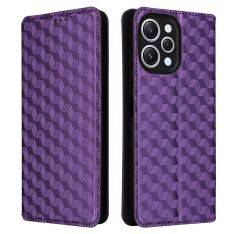 Xiaomi Redmi 12 4G / 12 5G - Slim flip cover - Printet design - Lilla